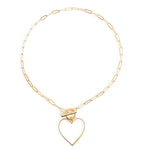 Camille Gold Heart Necklace