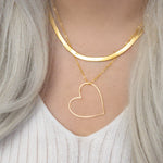 Amèlie Gold Heart Necklace